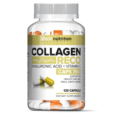 COLLAGEN RECO коллаген, aTech nutrition, 120 капсул купить в Минске ...